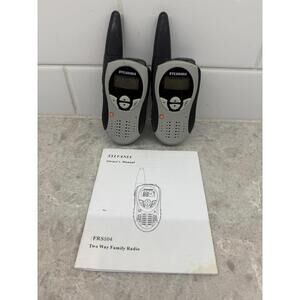 Silvania Two-way radios FRS104 with manual. Pre-owned.